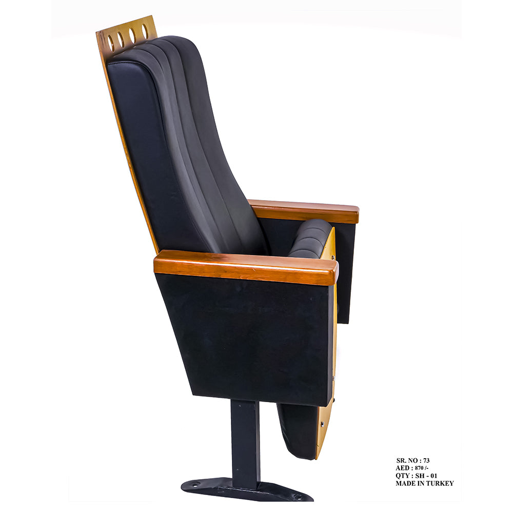 Chair Conference Media Room Wood N Black