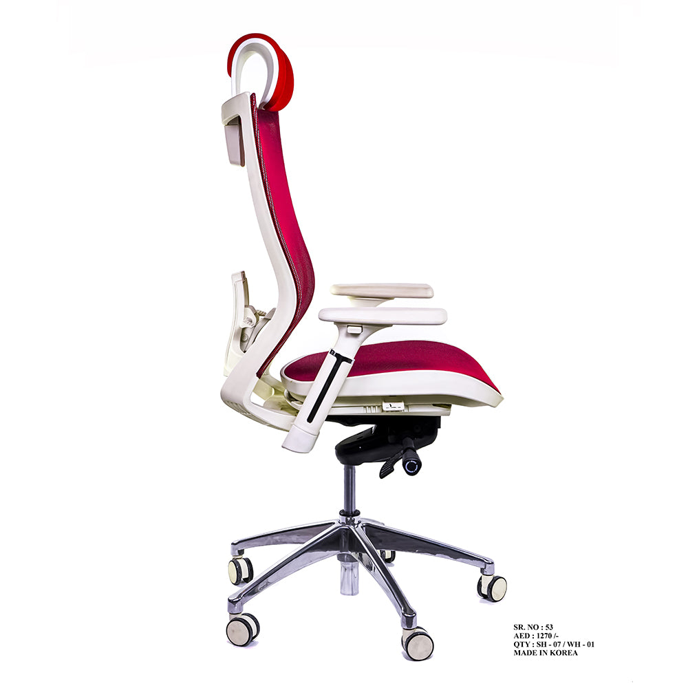 CEO Chair Executive High Back - Siren Red Mesh
