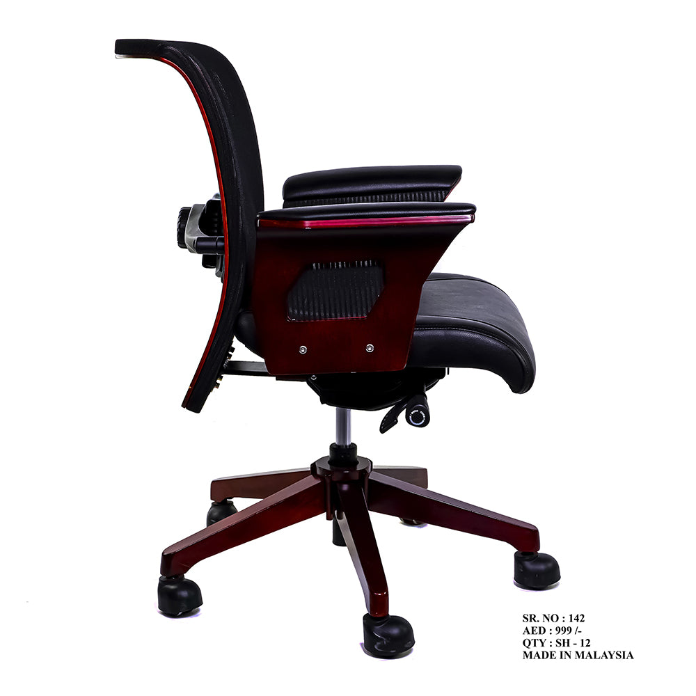 Chair Executive Medium Back Leather Casvo