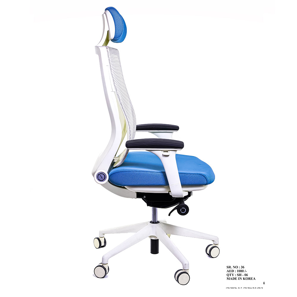 Ergonomic Chair Executive High Back - Trium with Adjustable Head