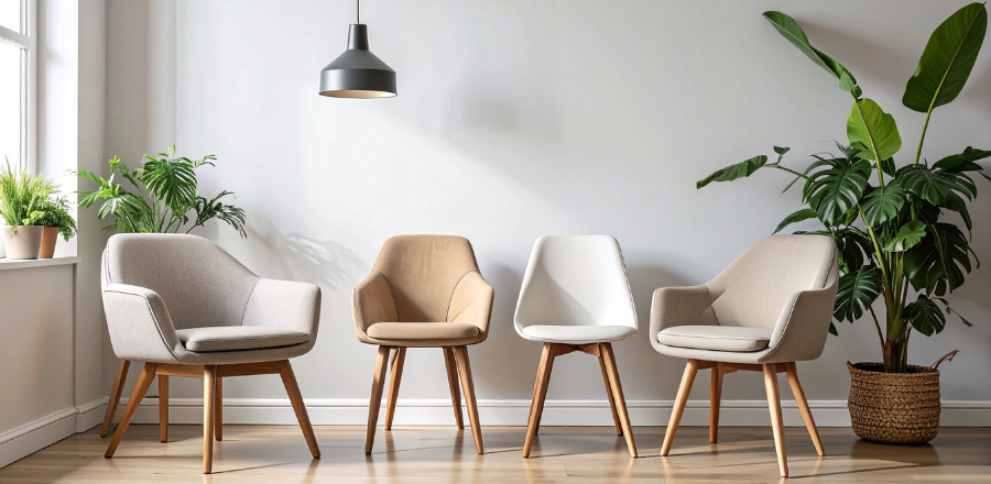 Minimalist Lounge Chairs for Dubai Flats