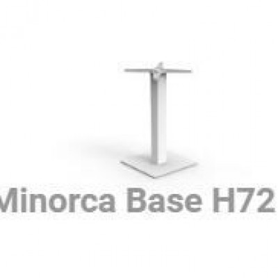 TABLE BASE MINORCA 40X40X72 -IT WHITE