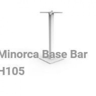 TABLE BASE BAR MINORCA 40X40X105 -IT DOVE