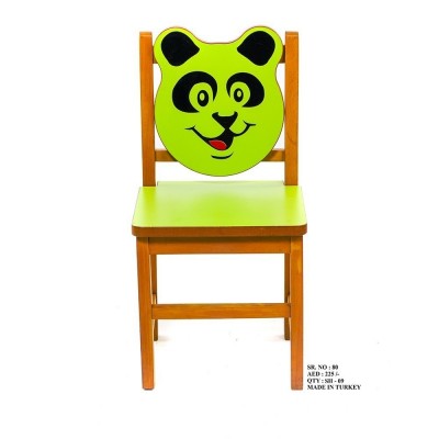 CHAIR FOR KIDS WOODEN PANDA